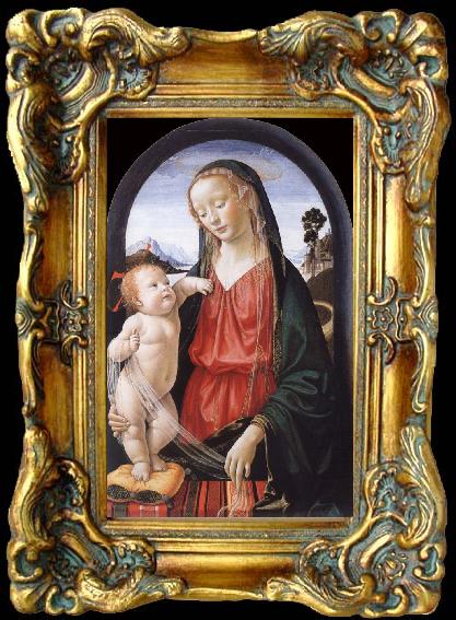 framed  Domenico Ghirlandaio THe Virgin and Child, Ta045
